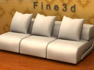 01multiplayer sofa026 Modèle 3D