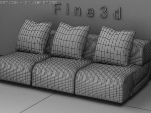 01multiplayer sofa026 3D Модель