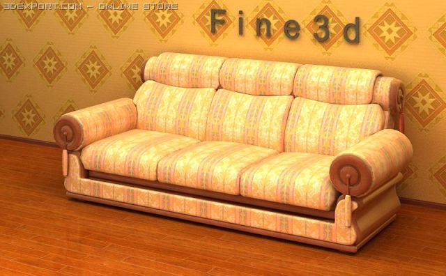 antique01multiplayersofa028 Modelo 3D .c4d .max .obj .3ds .fbx .stl .blend 