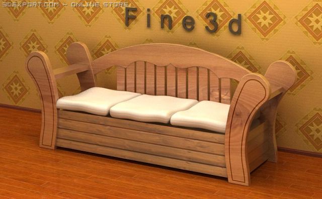 antique01multiplayersofa029 3D Model .c4d .max .obj .3ds .fbx .stl .blend 