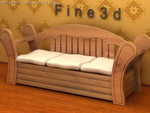 antique01multiplayersofa029 Modelo 3D