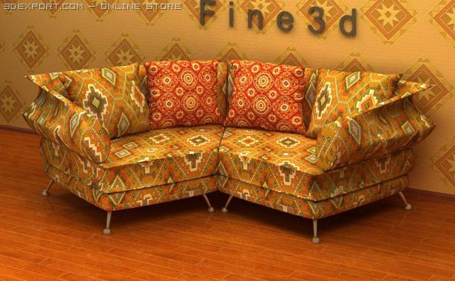 01multiplayer sofa030 3D-Modell .c4d .max .obj .3ds .fbx .stl .blend 