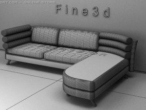 01multiplayer sofa032 3D Model