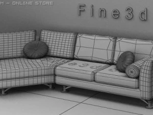 01multiplayer sofa033 3D Model