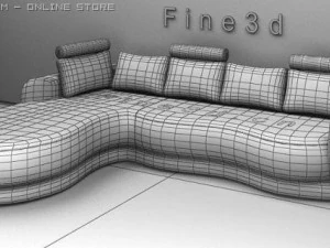 01multiplayer sofa034 3D Model