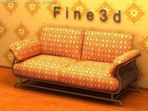 antique01multiplayersafa035 3D Model