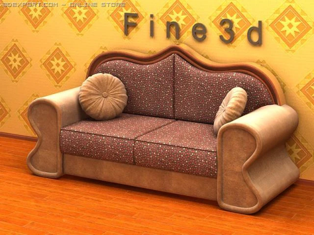 antique01multiplayersofa039 3D Model .c4d .max .obj .3ds .fbx .stl .blend 