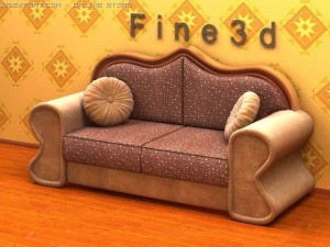 antique01multiplayersofa039 3D Model