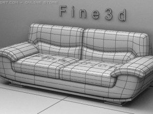 01multiplayer sofa040 3D Модель