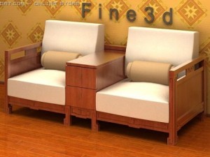 antique01multiplaye sofa042 3D Model