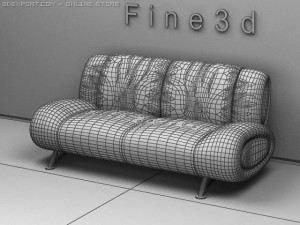 01multiplayer sofa043 3D 模型