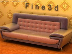01मल्टीप्लेयर सोफा044 3D मॉडल