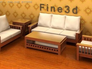 04combination sofa001 Modelo 3D