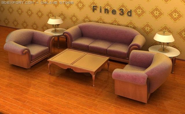 04combination sofa002 3Dモデル .c4d .max .obj .3ds .fbx .stl .blend 