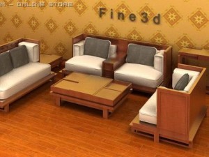 04combination sofa003 Modelo 3D