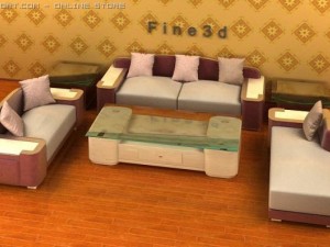 04combination sofa005 Modelo 3D