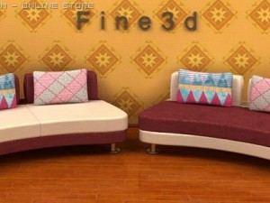 04combination sofa006 Modello 3D