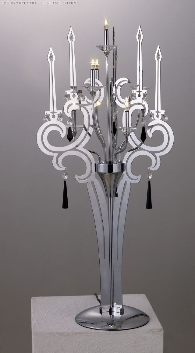 010table lamp069 3D-Modell .c4d .max .obj .3ds .fbx .stl .blend 