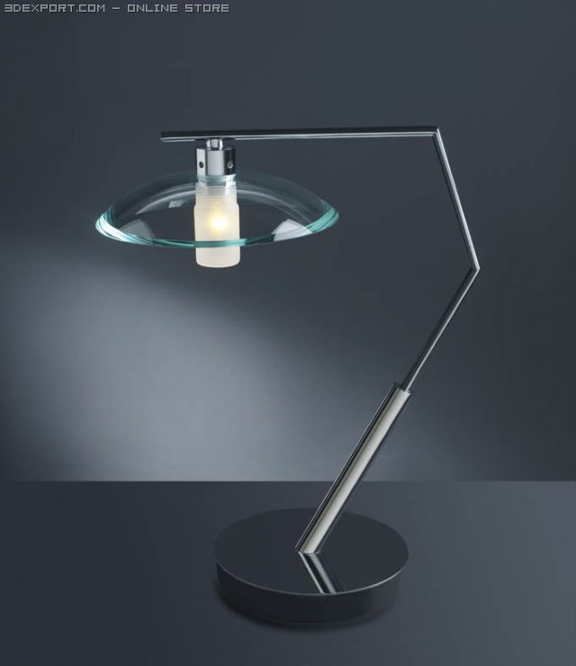 010table lamp072 3D Model .c4d .max .obj .3ds .fbx .stl .blend 