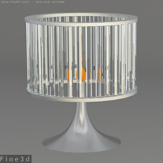 010table lamp077 3D Model .c4d .max .obj .3ds .fbx .stl .blend 
