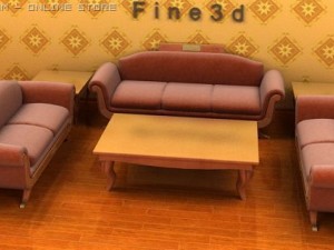 04combination sofa014 3D Модель