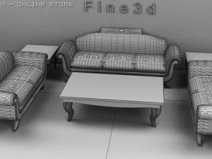 04combination sofa014 3D Model