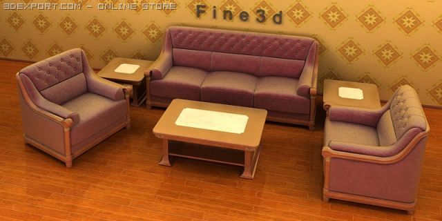 04combination sofa015 3Dモデル .c4d .max .obj .3ds .fbx .stl .blend 