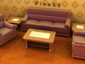 04combination sofa015 Modelo 3D