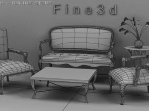 04combination sofa016 3D Model