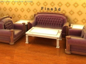 04combination sofa017 Modelo 3D