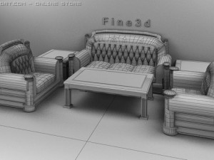 04combination sofa017 3D Model