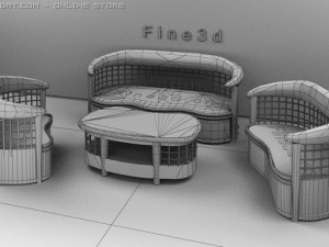04combination sofa018 3Dモデル