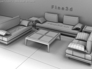 04combination sofa020 3D Model