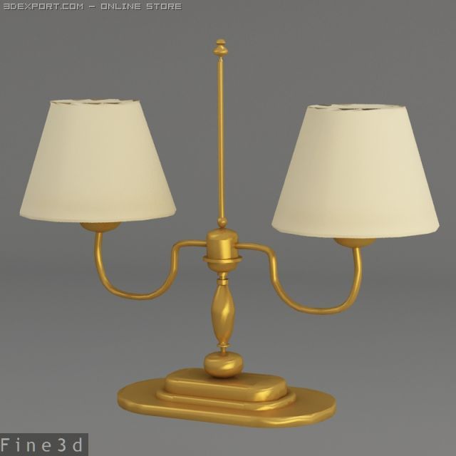 011table lamp0a5 3D Model .c4d .max .obj .3ds .fbx .stl .blend 