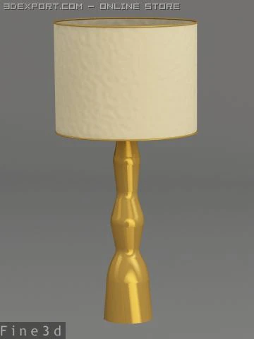 011table lamp0a7 3D Model .c4d .max .obj .3ds .fbx .stl .blend 