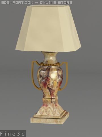 011table lamp0a9 3Dモデル .c4d .max .obj .3ds .fbx .stl .blend 