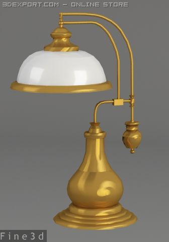 011table lamp0a10 Model 3D .c4d .max .obj .3ds .fbx .stl .blend 