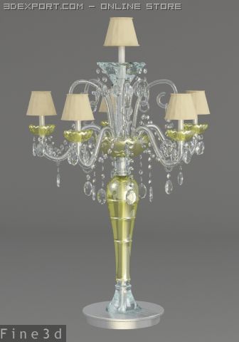 011table lamp0a13 Model 3D .c4d .max .obj .3ds .fbx .stl .blend 