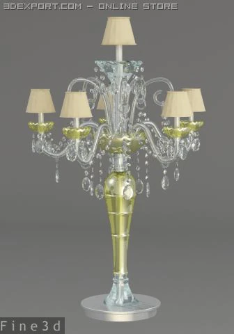 011table lamp0a13 3D Model .c4d .max .obj .3ds .fbx .stl .blend 