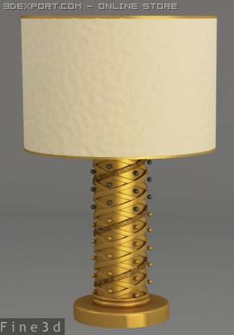 011table lamp0a15 3D Model .c4d .max .obj .3ds .fbx .stl .blend 