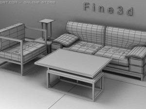 04combination sofa024 3Dモデル
