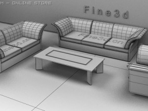 04combination sofa025 Modelo 3D