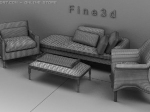 04combination sofa028 Modelo 3D