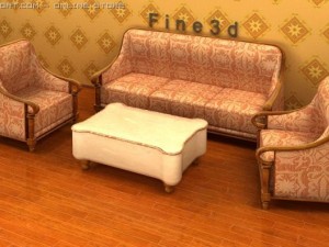 04combination sofa029 3D Модель