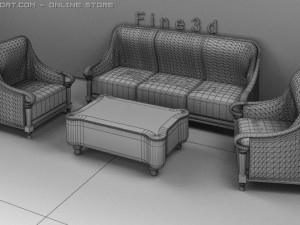 04combination sofa029 Modelo 3D