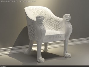 02chair 0a40 Model 3D
