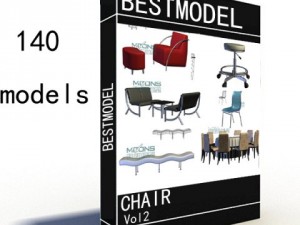 chair vol02 140 models 3D Модель