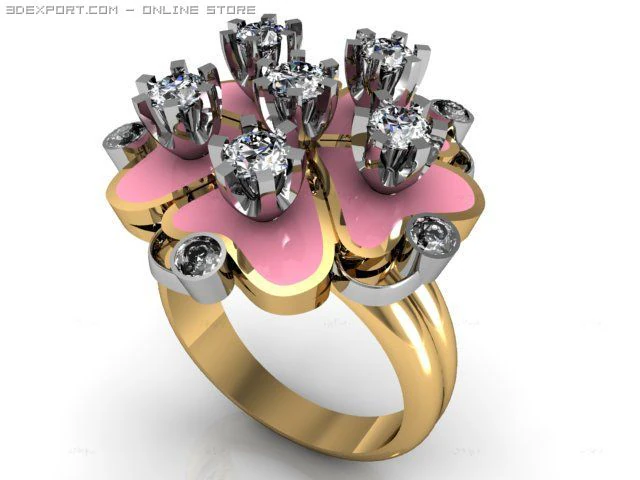 ring 3D Model .c4d .max .obj .3ds .fbx .stl .blend 