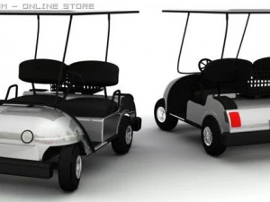 carrello da golf 01 Modello 3D