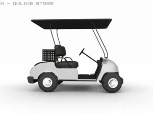 golf cart 01 3D Model
